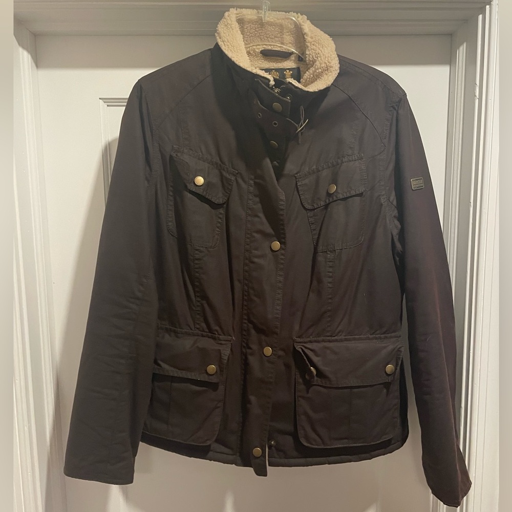 Barbour Sherpa Lined Waxed Jacket